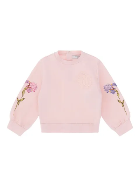 Roberto Cavalli sudadera con estampado floral