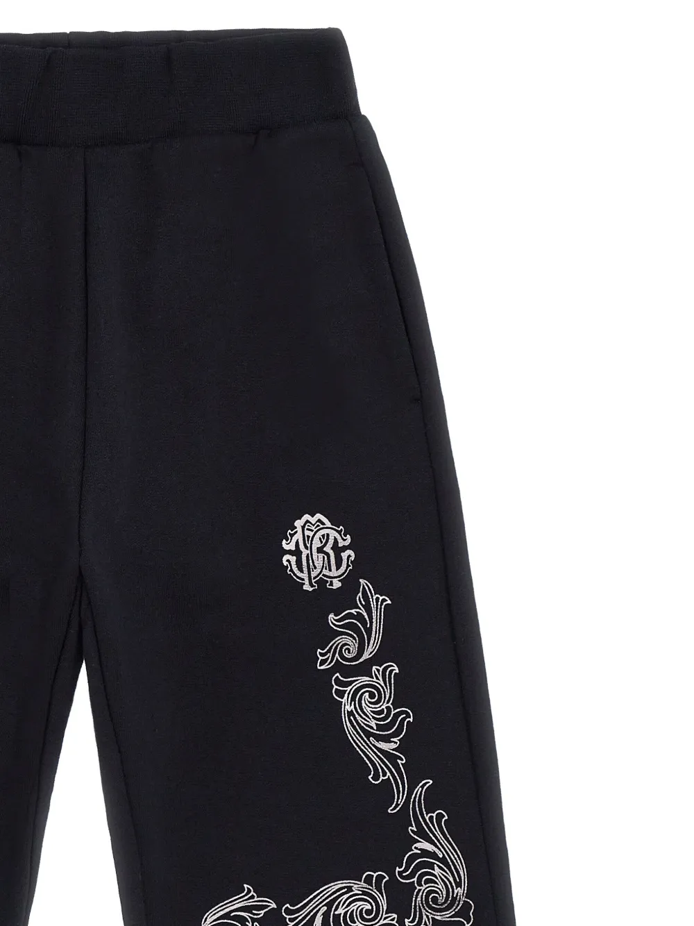 Roberto Cavalli Junior Trainingsbroek met logo Zwart