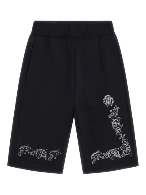 Roberto Cavalli Junior logo-detail cotton track pants