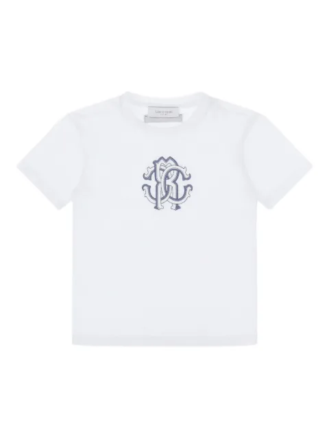 Roberto Cavalli playera con logo estampado