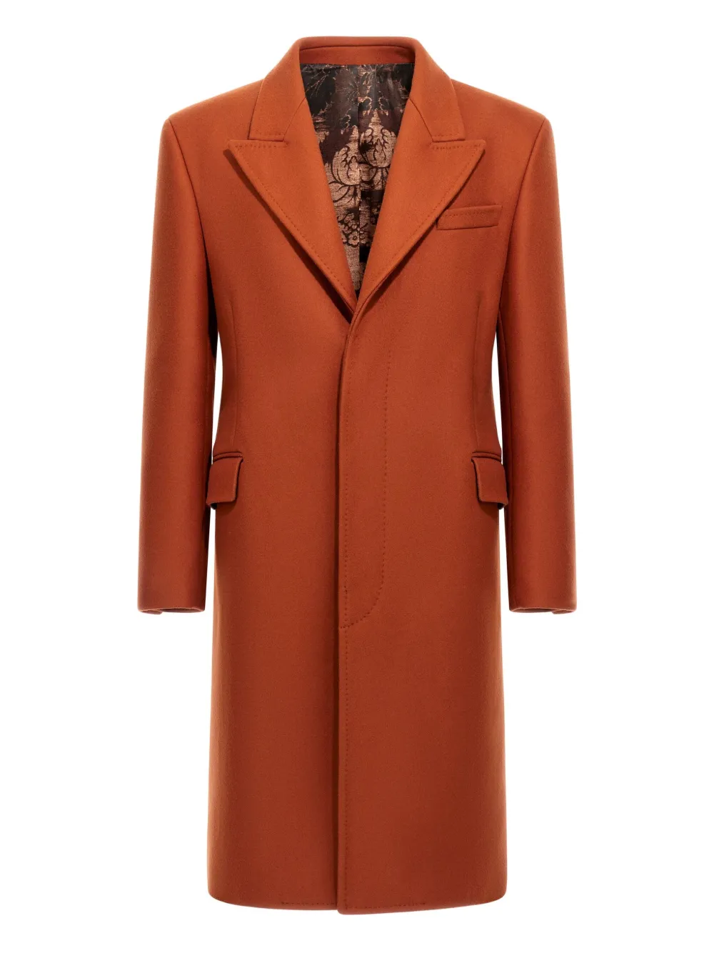Roberto Cavalli notch-lapels coat | Orange | Image 1