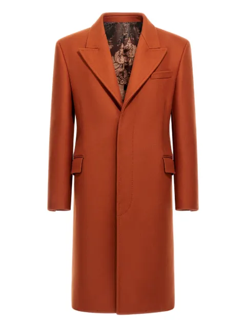 Roberto Cavalli notch-lapels coat