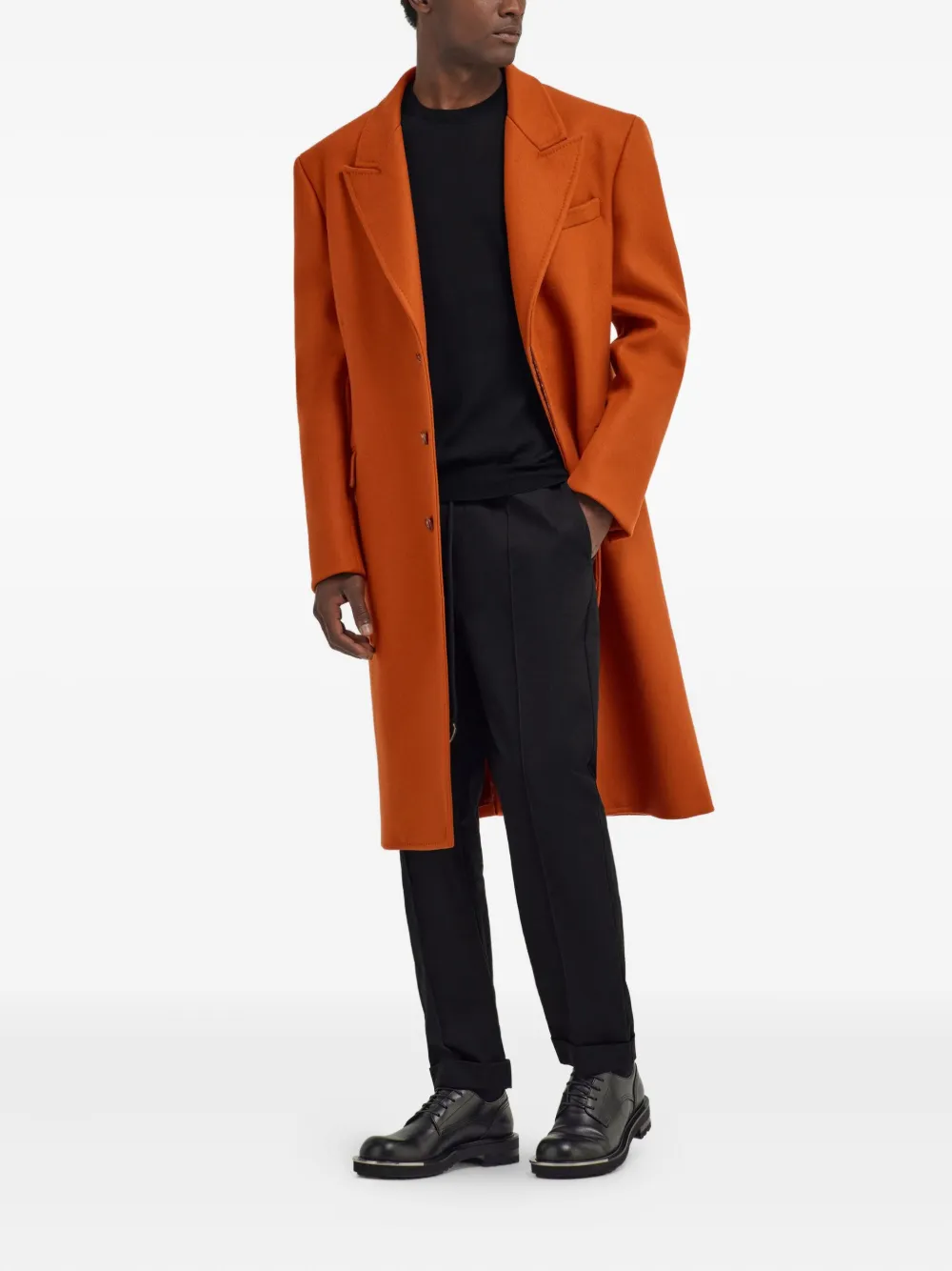 Roberto Cavalli Jas met gekerfde revers Oranje