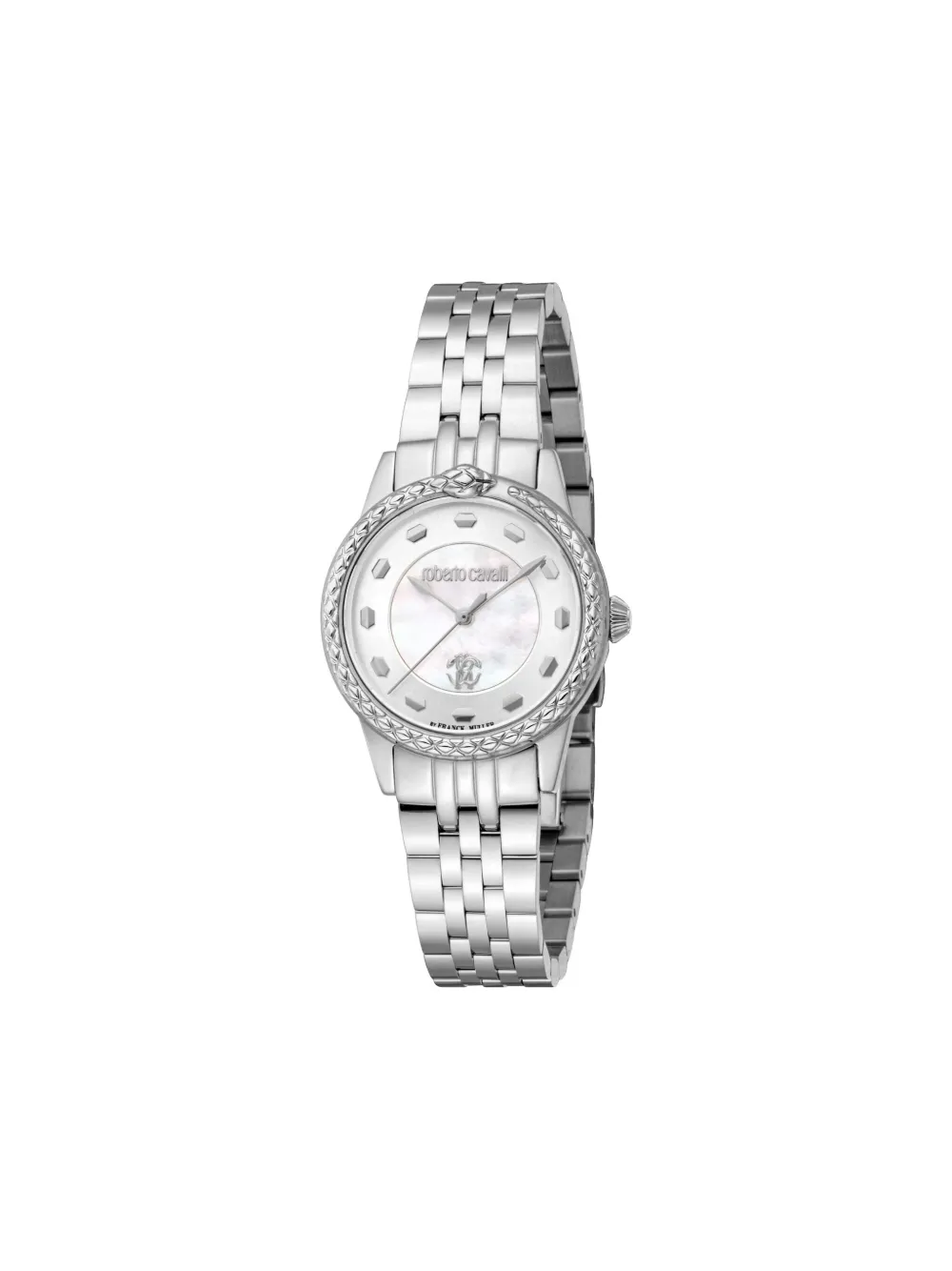 Roberto Cavalli Snake Core 28mm | Silver | Image 1
