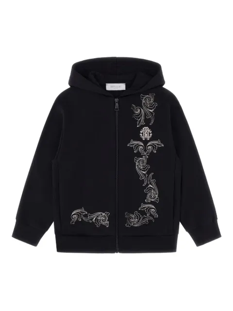 Roberto Cavalli hoodie con logo estampado
