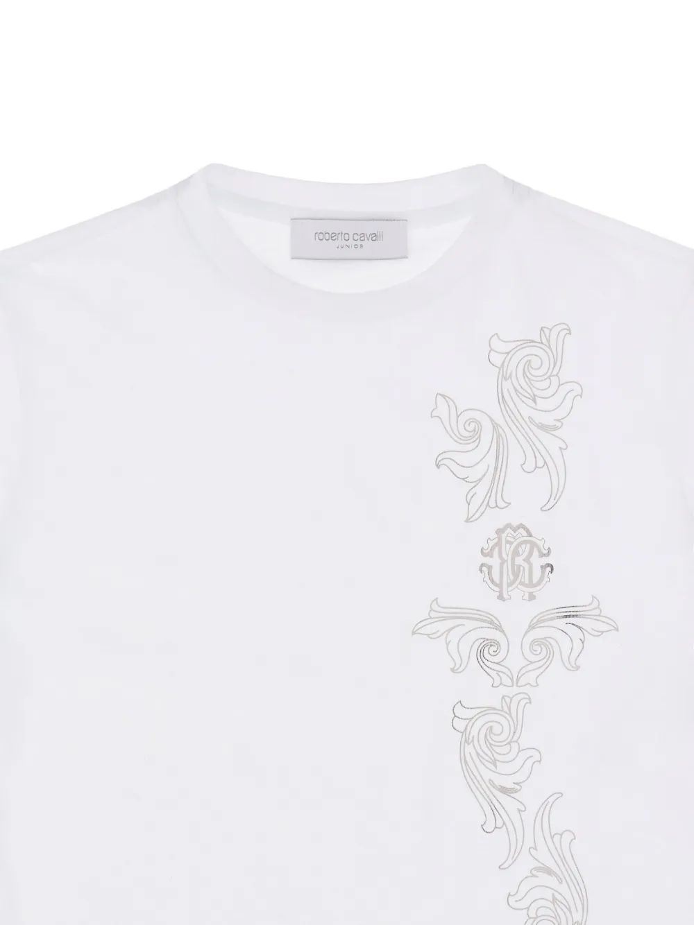 Roberto Cavalli T-shirt met grafische print Wit
