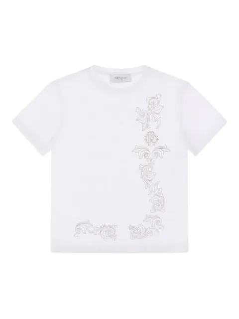 Roberto Cavalli playera con estampado gráfico
