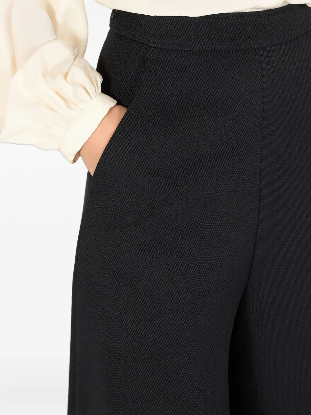 Roberto Cavalli Wollen palazzo broek Zwart