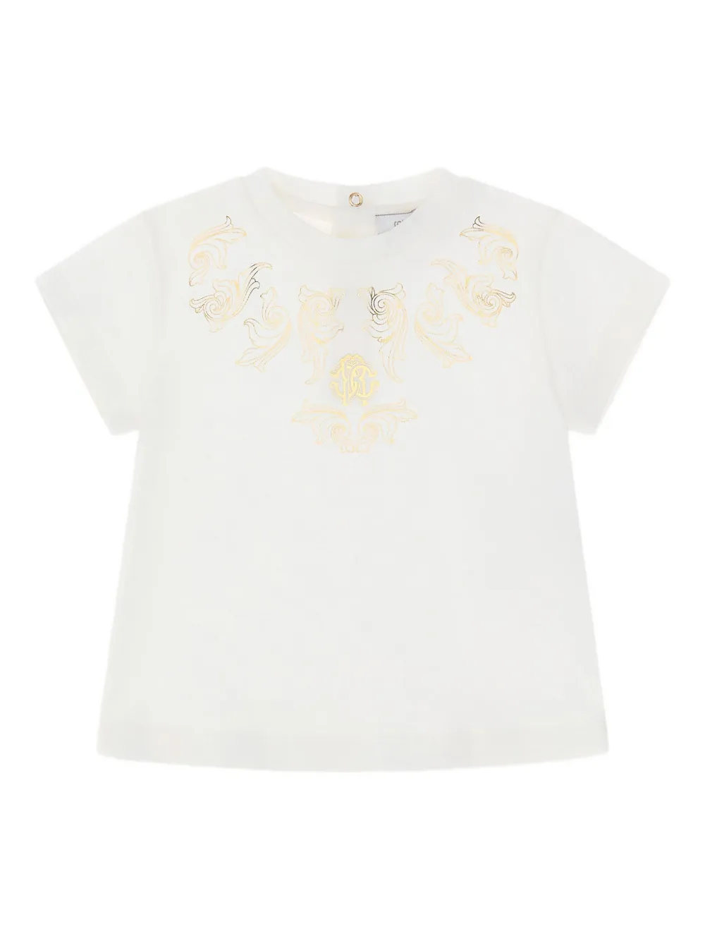 Roberto Cavalli logo-print T-shirt - Bianco
