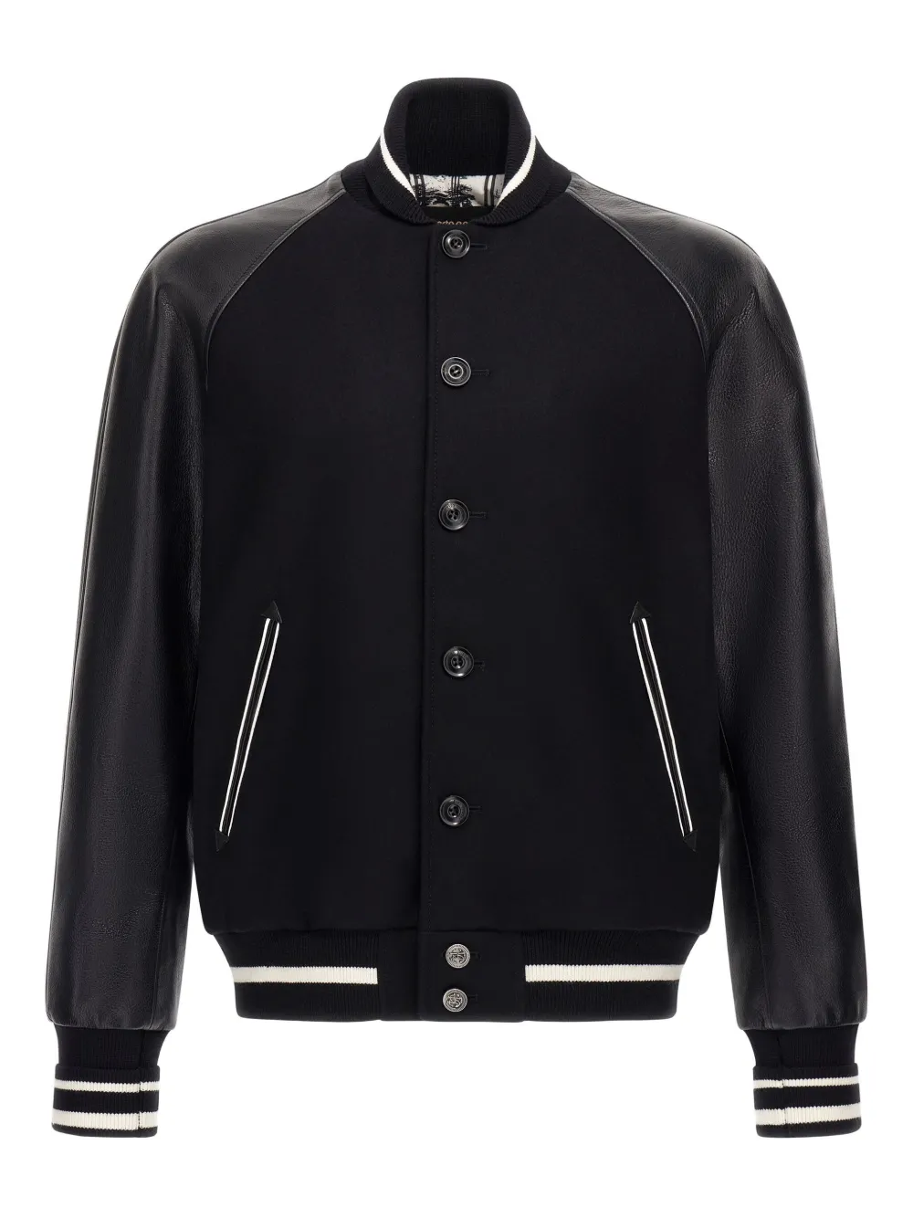 Roberto Cavalli chamarra bomber con paneles en contraste | negro | Image 1