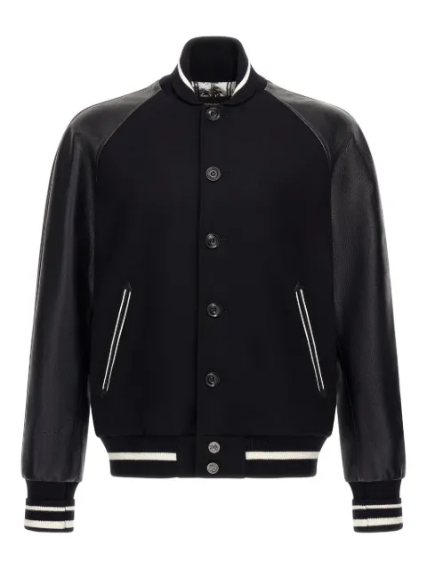 Roberto Cavalli chamarra bomber con paneles en contraste
