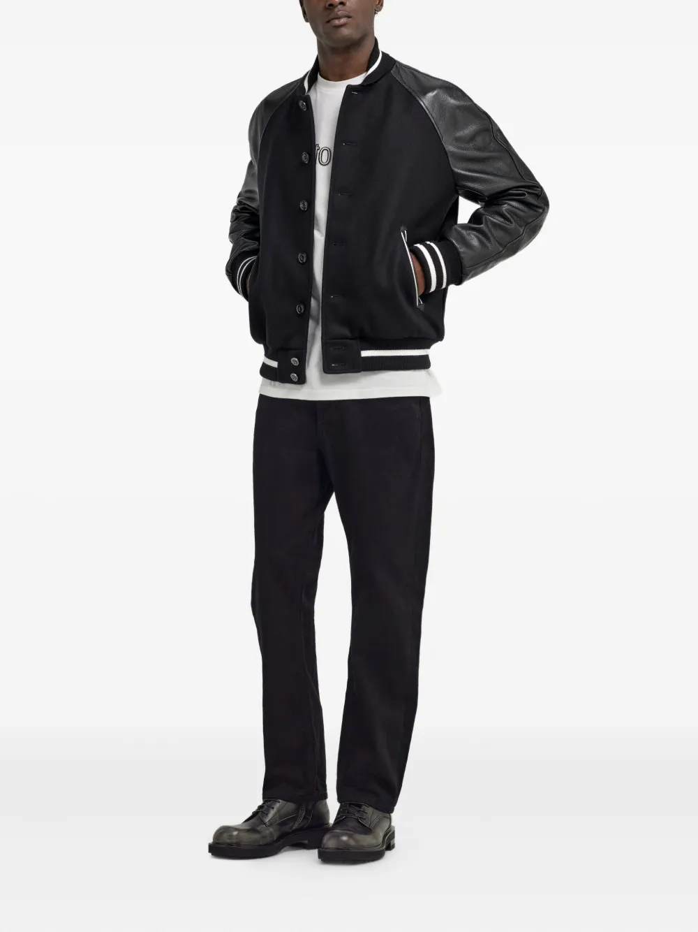 Roberto Cavalli chamarra bomber con paneles en contraste | Chamarras bomber | Image 2