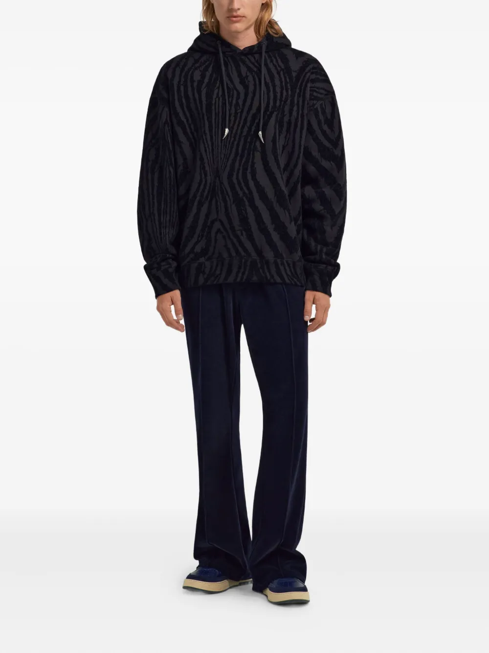 Roberto Cavalli sudadera con capucha y estampado de cebra | Hoodies | Image 2