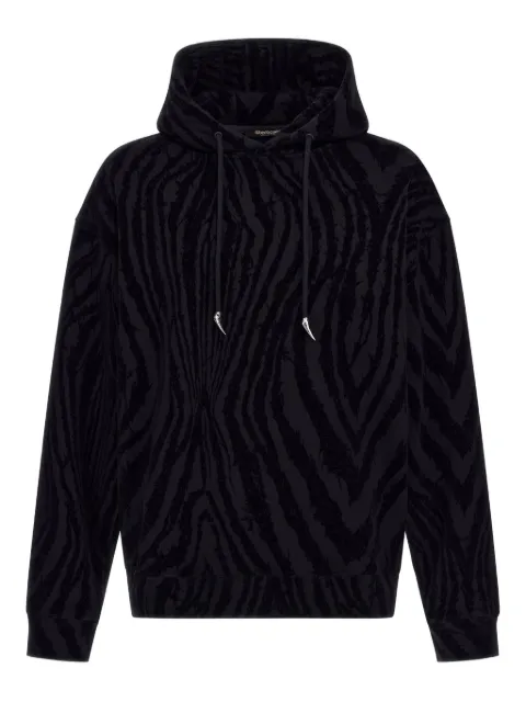 Roberto Cavalli zebra-print hoodie