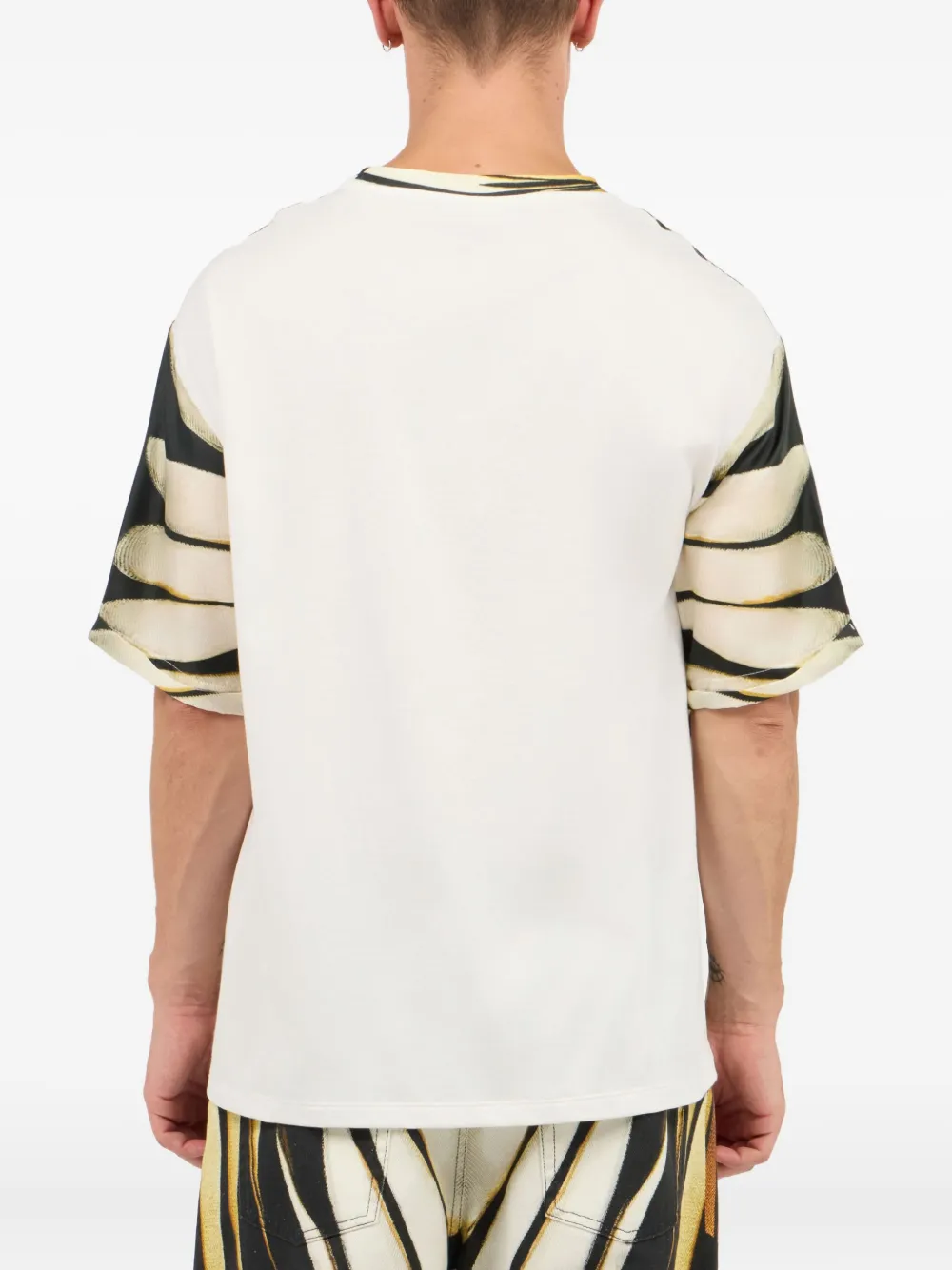 Roberto Cavalli Ray Of Gold T-shirt met print Wit