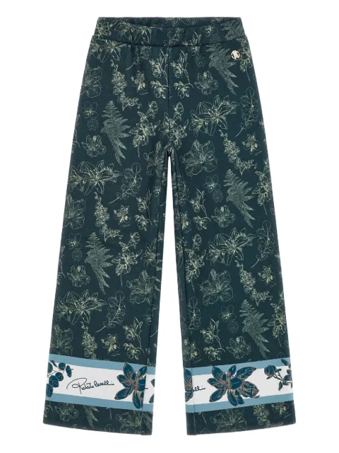 Roberto Cavalli Junior floral-print trousers