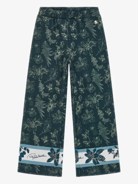 Roberto Cavalli Junior Hose mit Blumen-Print