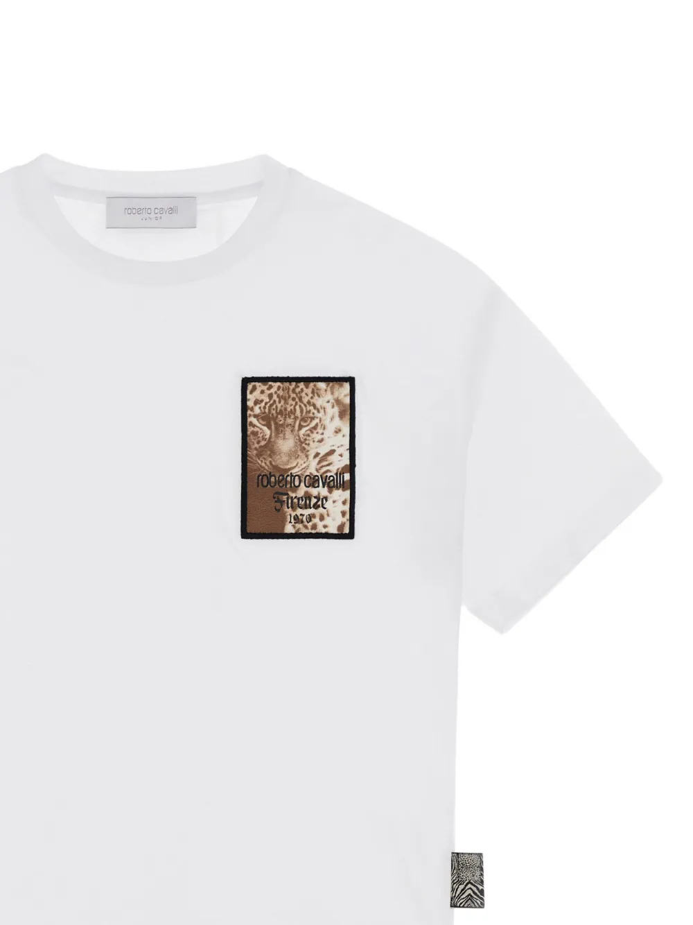Roberto Cavalli Graphic-print T-shirt In Animal Print
