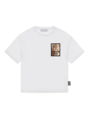 Fendi Kids FF-logo Print Cotton T-shirt | White | FARFETCH
