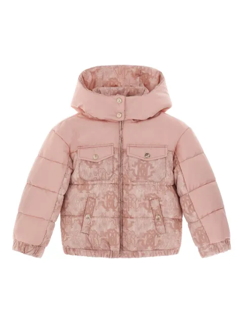 Roberto Cavalli hooded padded jacket