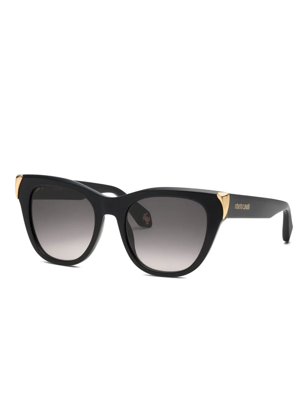 Roberto Cavalli Zonnebril met cat-eye montuur - Zwart