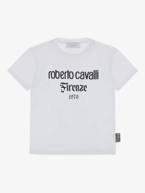 Roberto Cavalli Junior T-shirt med logotryk