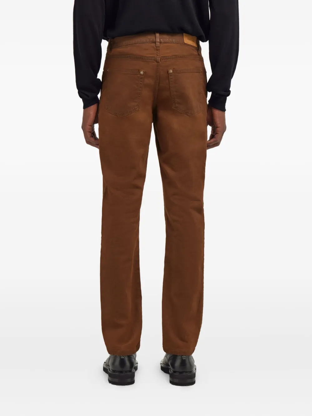 Roberto Cavalli Stretch-katoenen jeans Bruin