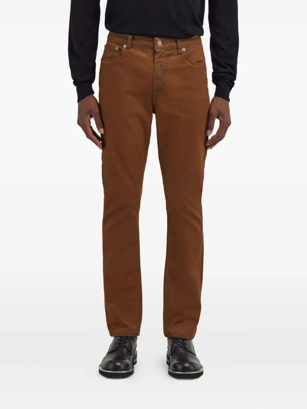 Roberto Cavalli Stretch-katoenen jeans Bruin