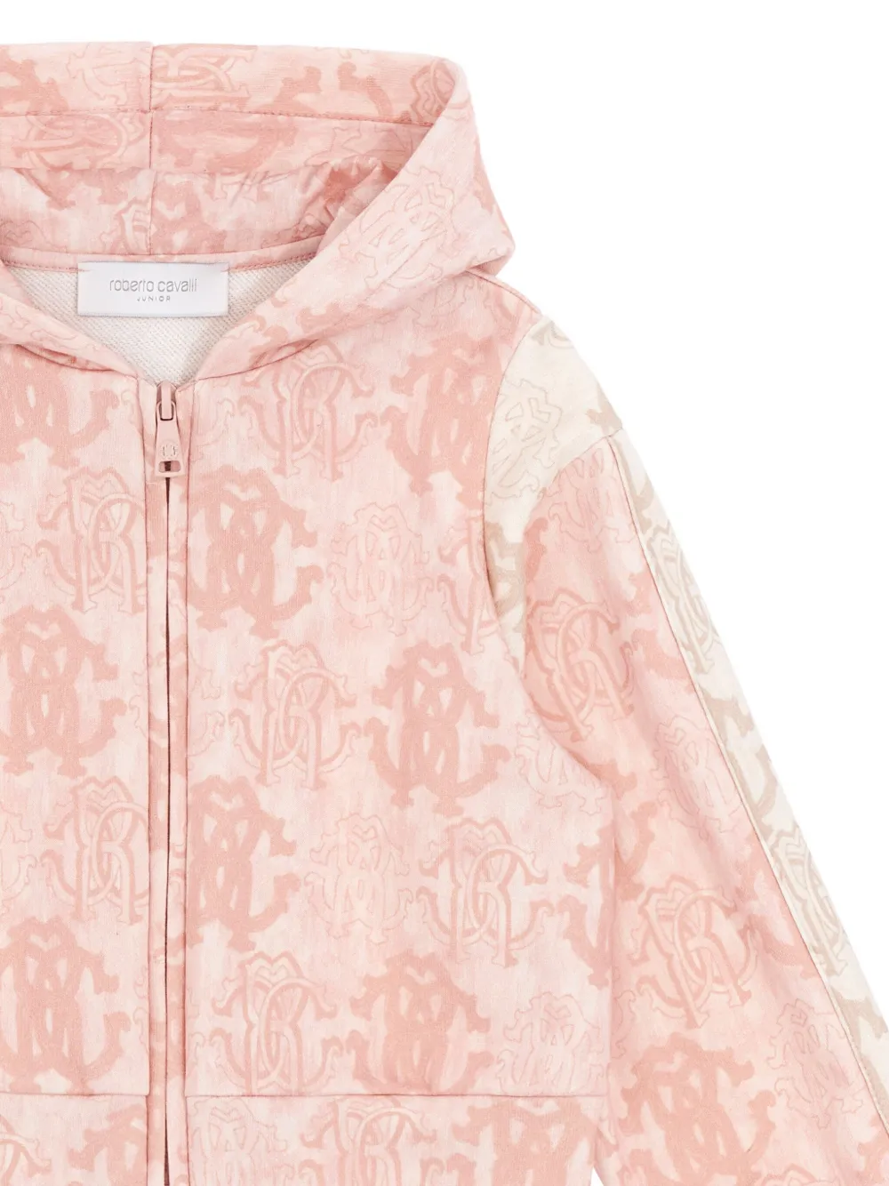 Roberto Cavalli Sweater met capuchon Roze