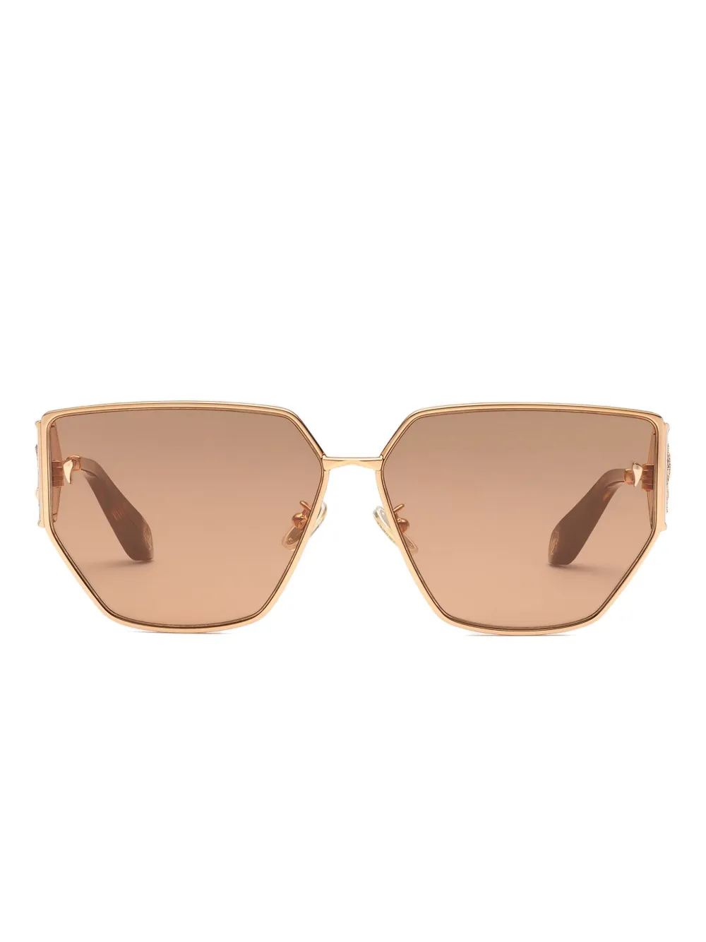 Roberto Cavalli logo-plaque sunglasses | Brown | Image 1