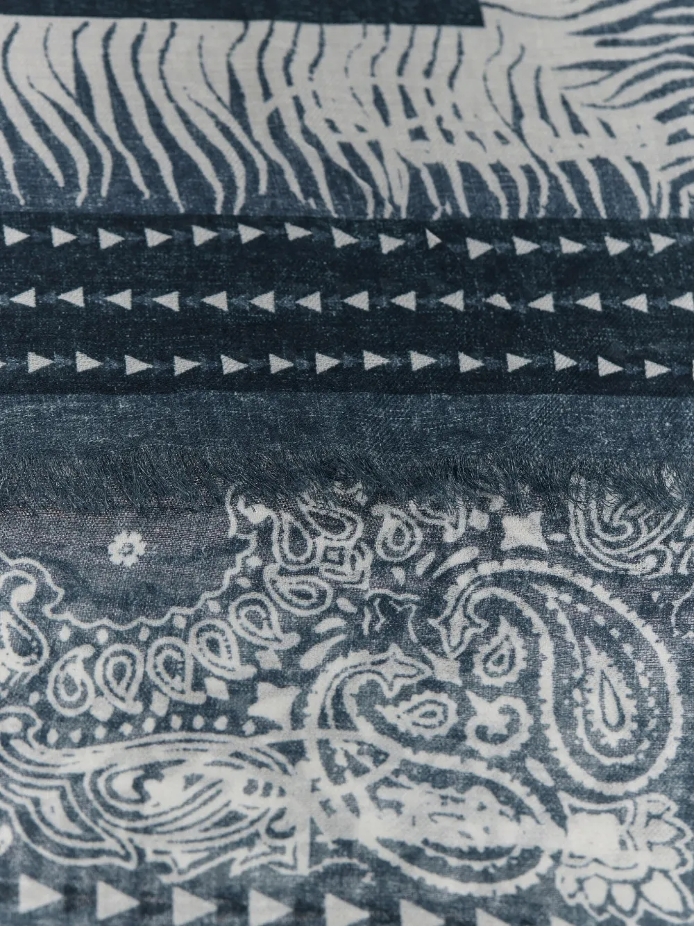 Roberto Cavalli zebra-pattern logo-detail shawl | Image 2