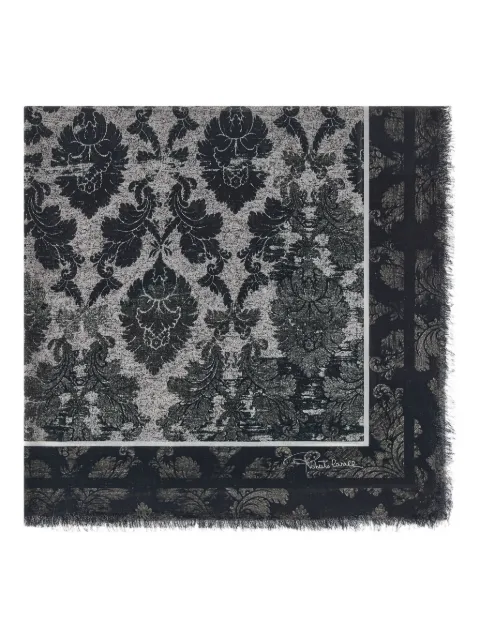 Roberto Cavalli brocade-print shawl