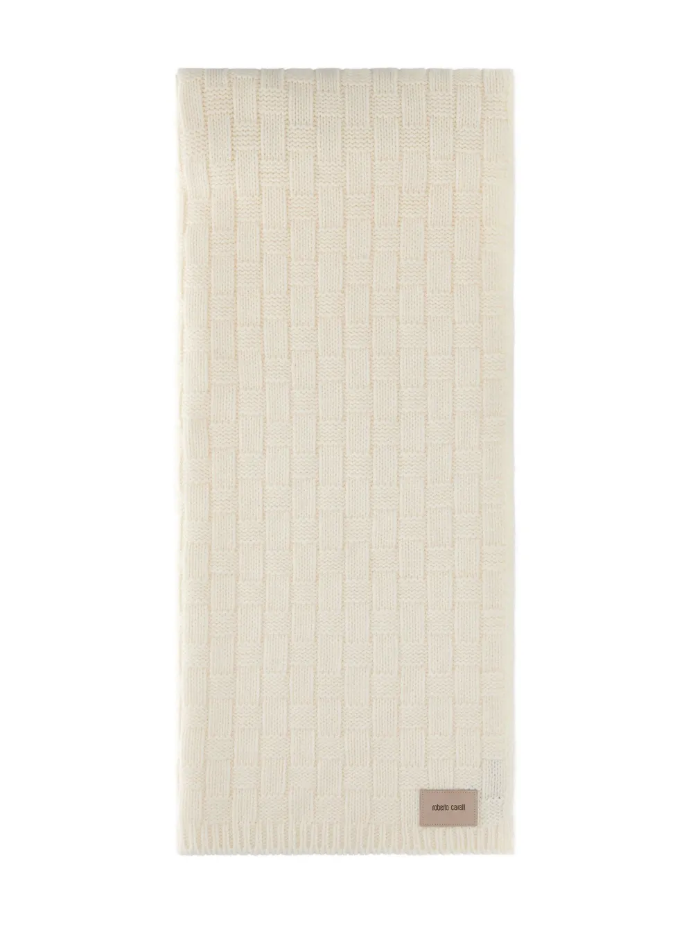 Roberto Cavalli écharpe à logo | blanc | Image 1