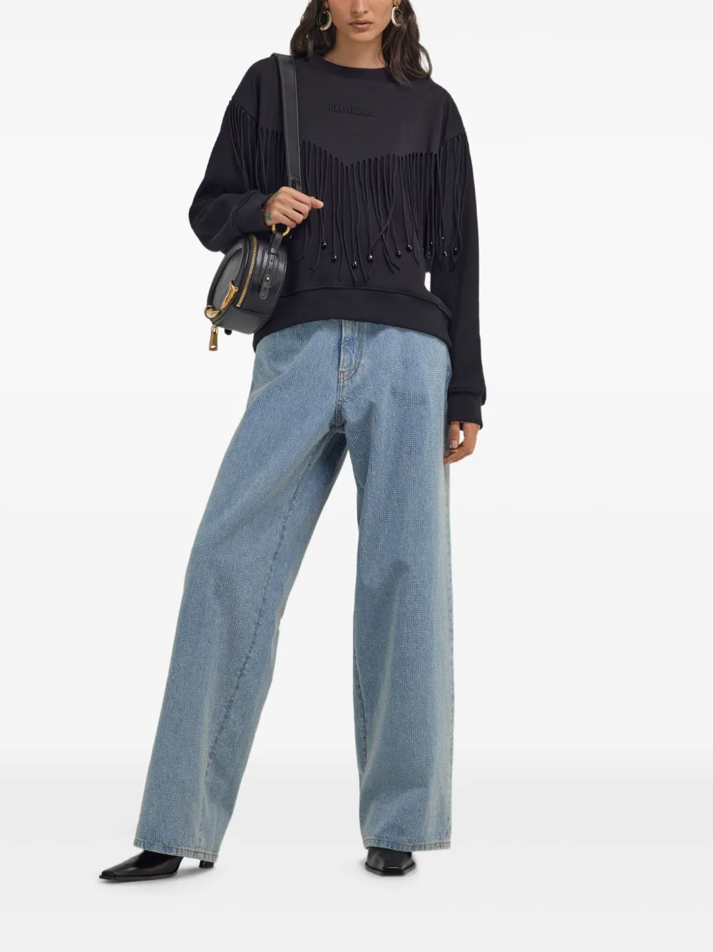 Roberto Cavalli sudadera con flecos | Sudaderas | Image 2