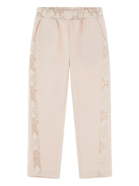 Roberto Cavalli Junior logo-print cotton track pants