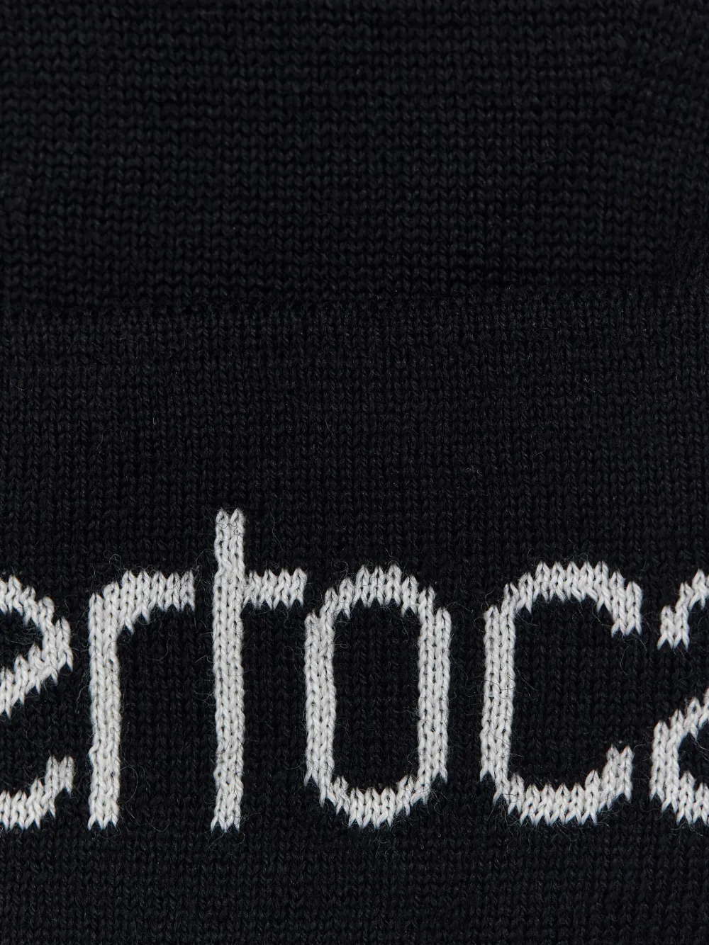 Roberto Cavalli Logo-intarsia Wool-blend Gloves In Black