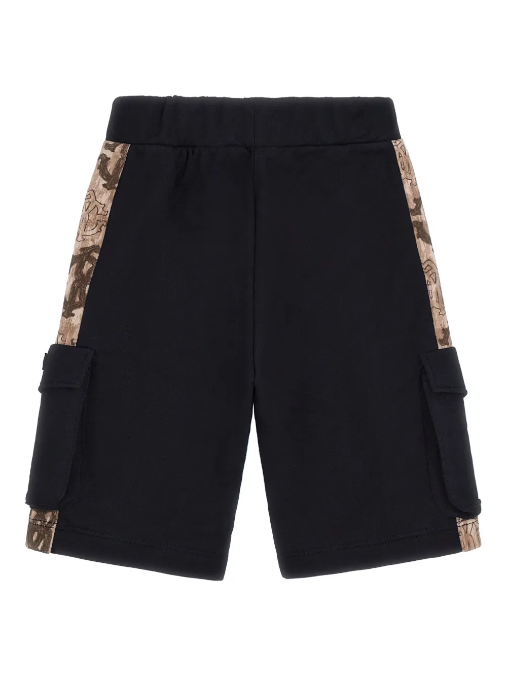 Roberto Cavalli Junior Shorts met logo Zwart