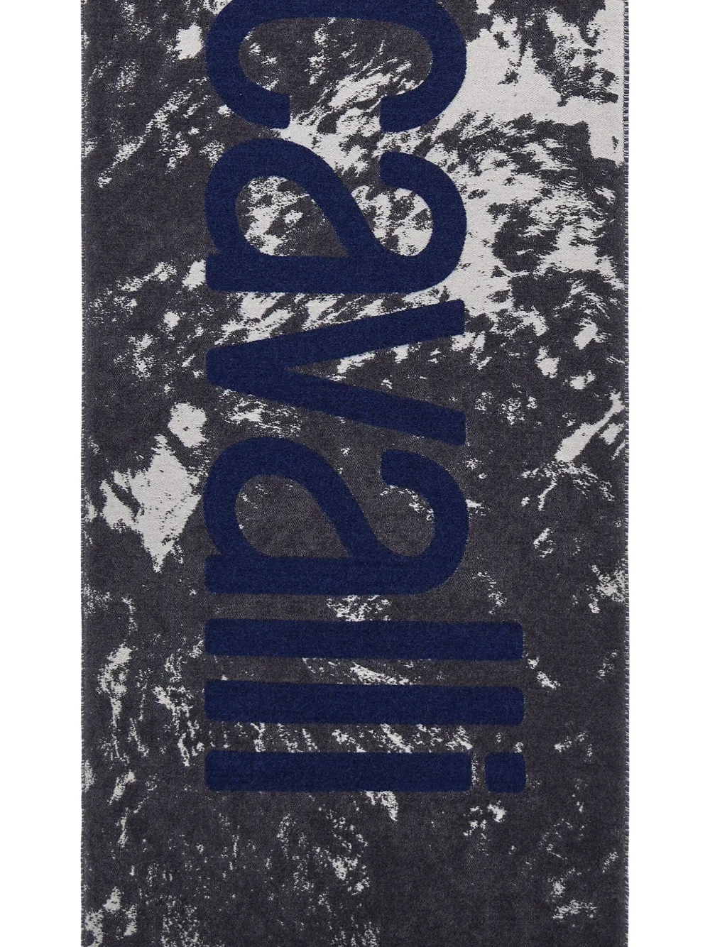 Roberto Cavalli Appaloosa-print logo scarf - Blauw