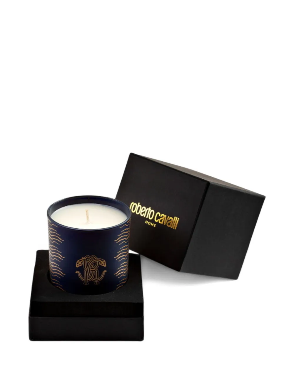 Roberto Cavalli Deep Ocean Scented Candle (220g) In Blue