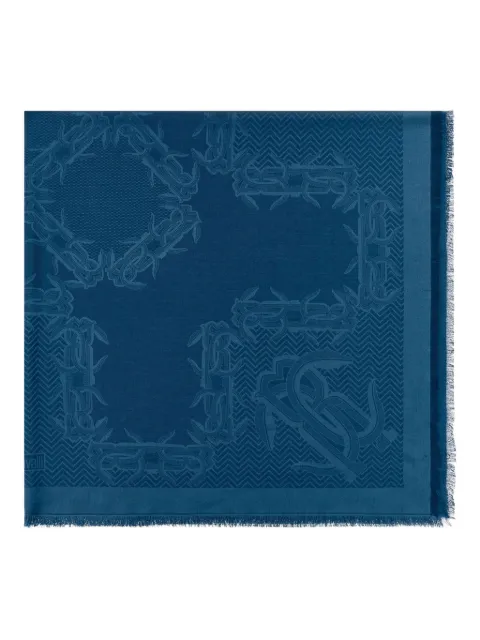 Roberto Cavalli Mirror Snake-monogram scarf