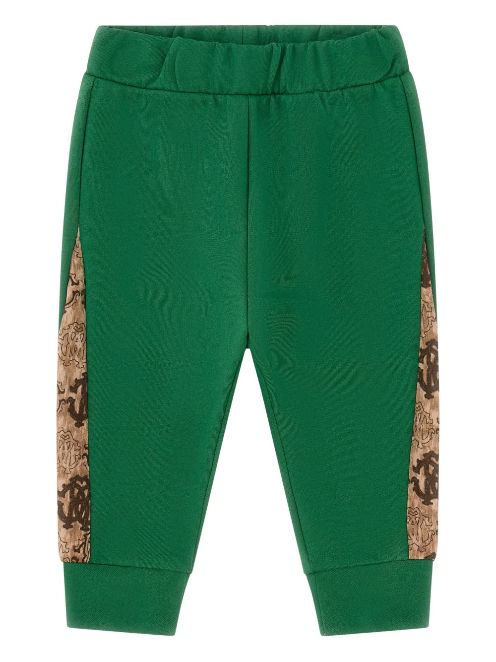 Roberto Cavalli Junior Trainingsbroek met logo Groen