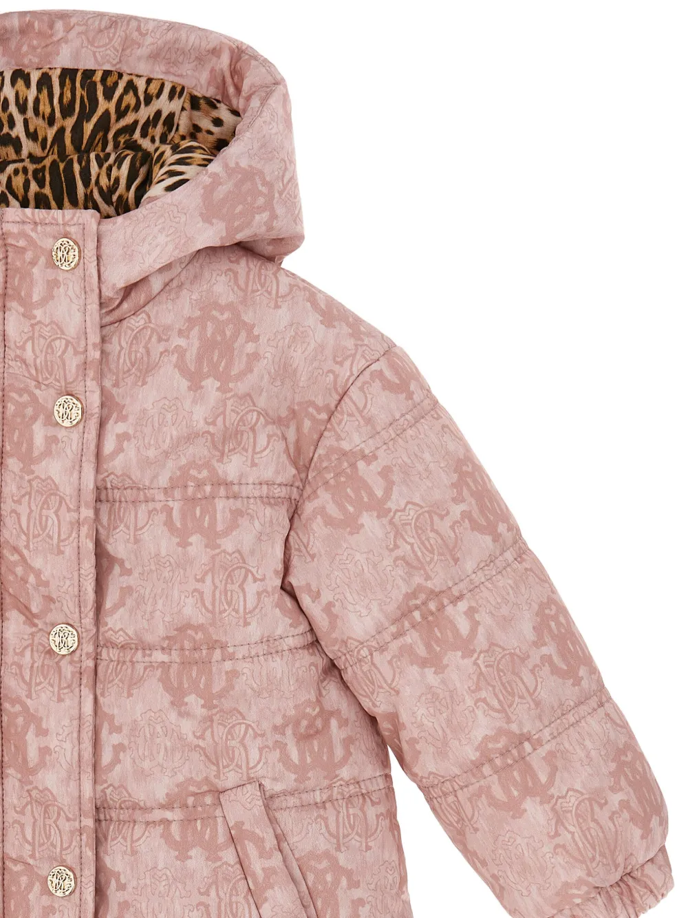 Roberto Cavalli Jack met monogramprint Roze