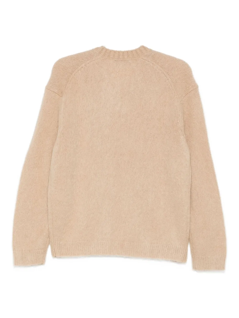 Maison Kitsuné Trui met V-hals - Beige