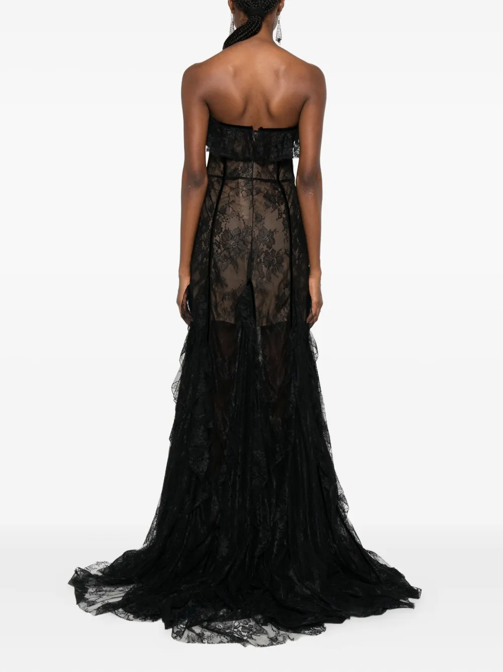 Costarellos Rosaline avondjurk Zwart