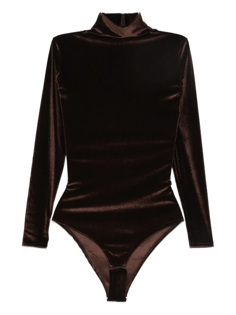 Atu Body Couture Mermaid velvet bodysuit - Marrone