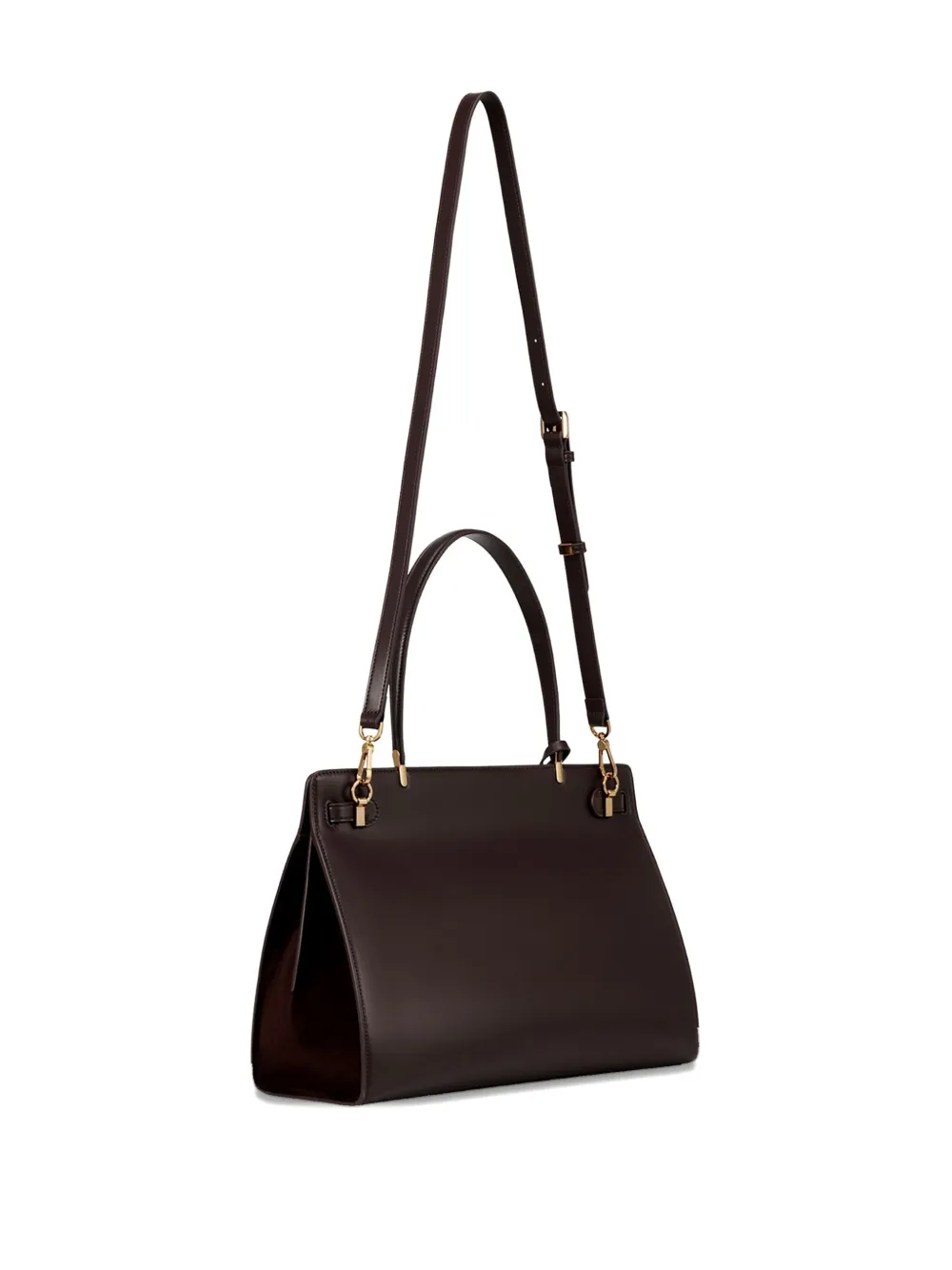 POTAMY Leren shopper - Rood