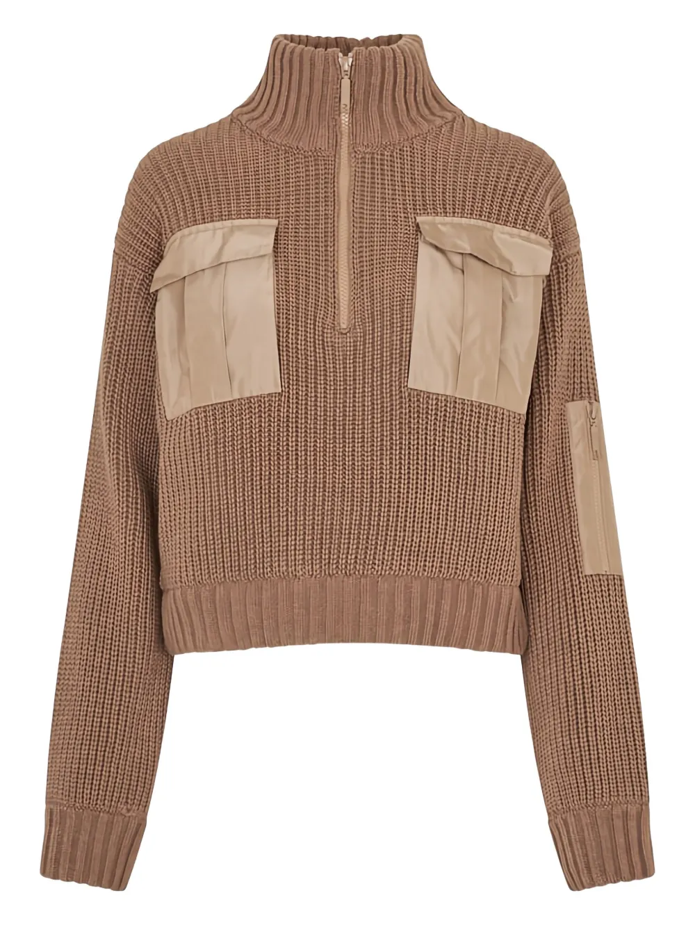 Baum Und Pferdgarten Clyde High-neck Sweater In Brown