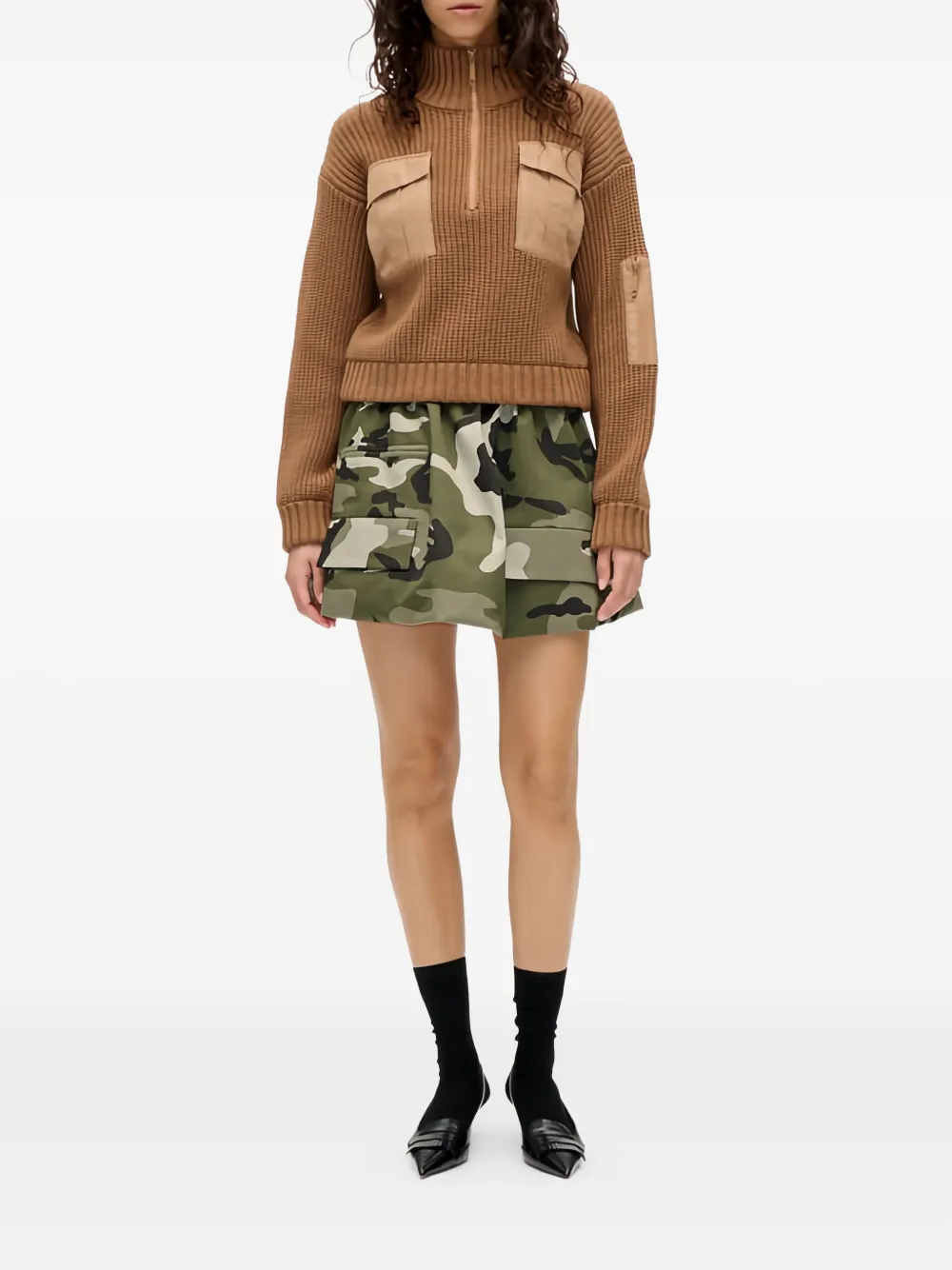 Baum Und Pferdgarten Clyde High-neck Sweater In Brown