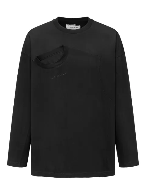 Feng Chen Wang cutout long-sleeve T-shirt