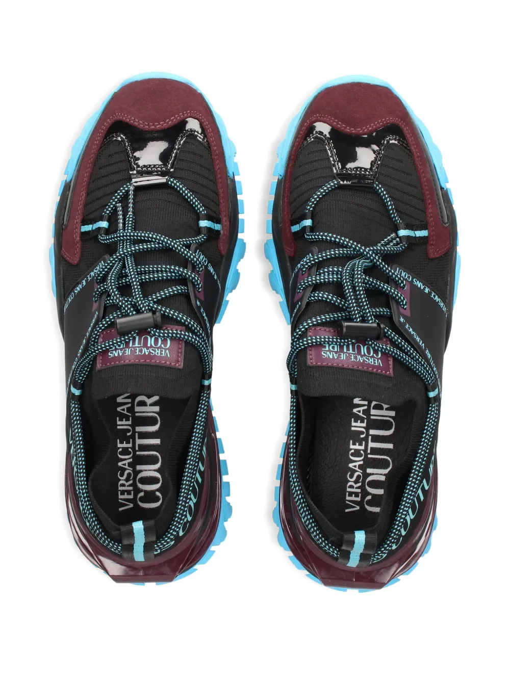 Versace Jeans Couture Sneakers met vlakken Zwart